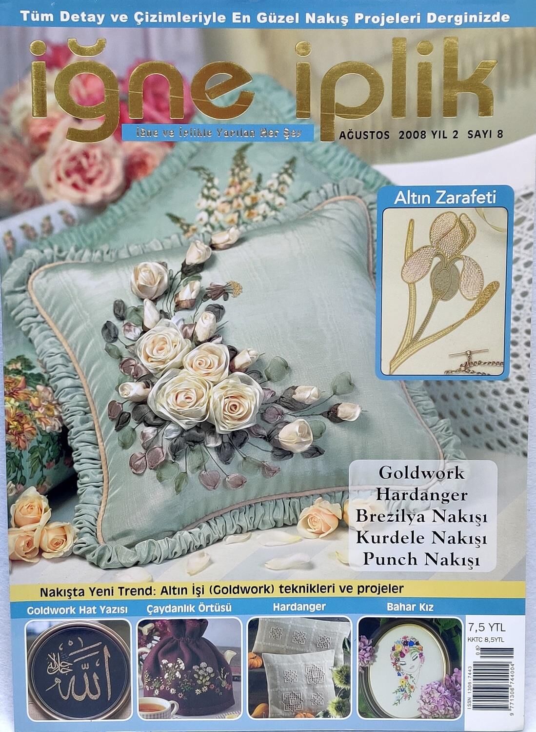 İğne İplik Nakış Dergi 2008 Sayı 8
