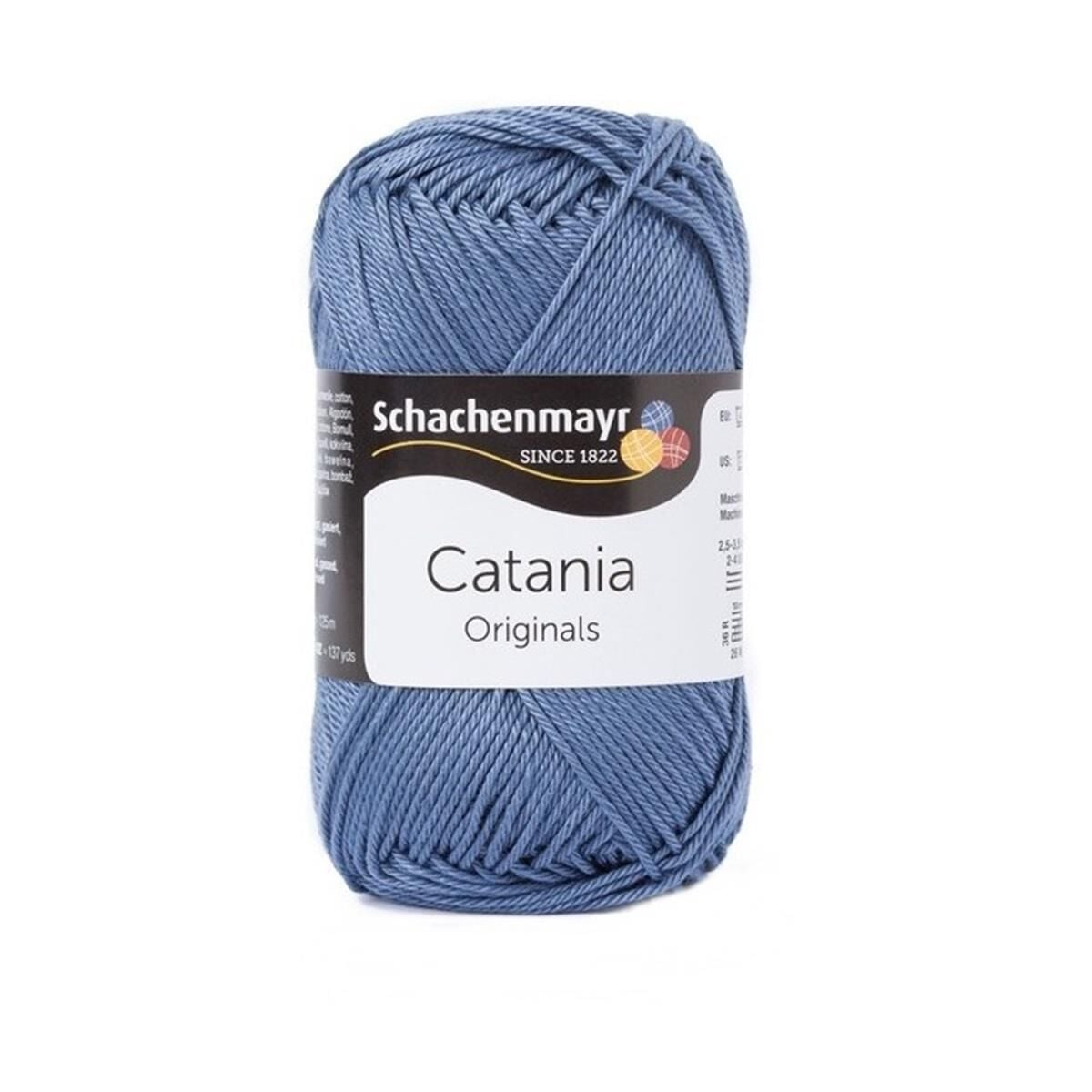 Schachenmayr Catania Pamuk Amigurumi El Örgü İpi İpliği Yünü 269 Mavi