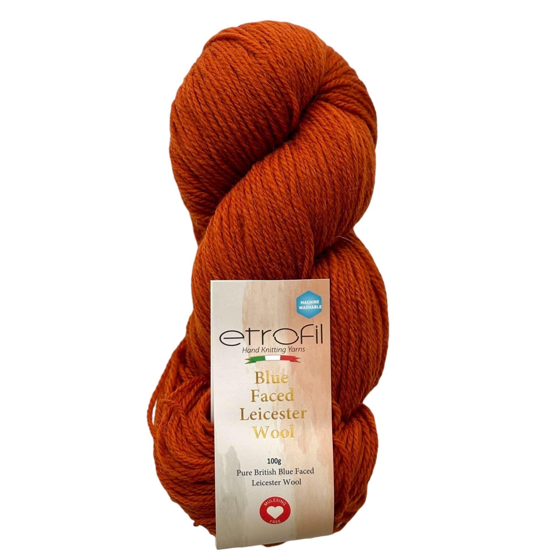 Etrofil Blue Faced Leicester Saf Yün Örgü İpi 100 gr