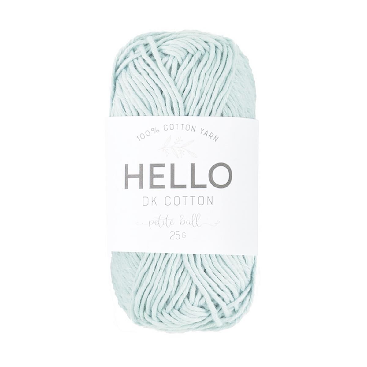 Hello Pamuk Amigurumi Punch El Örgü İpliği 25 Gr 136 Gri Mavi
