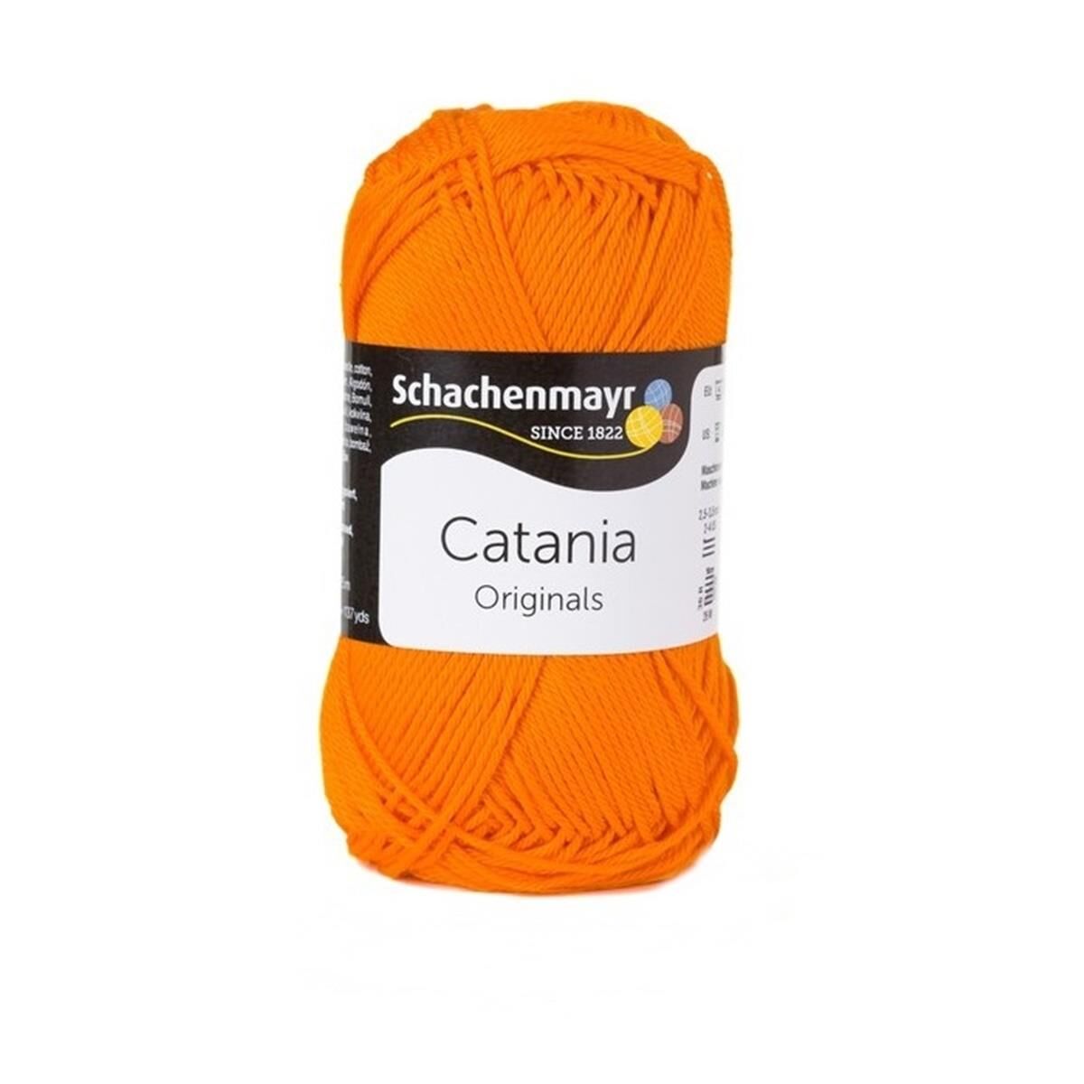 Schachenmayr Catania Pamuk Amigurumi El Örgü İpi İpliği Yünü 281 Turuncu