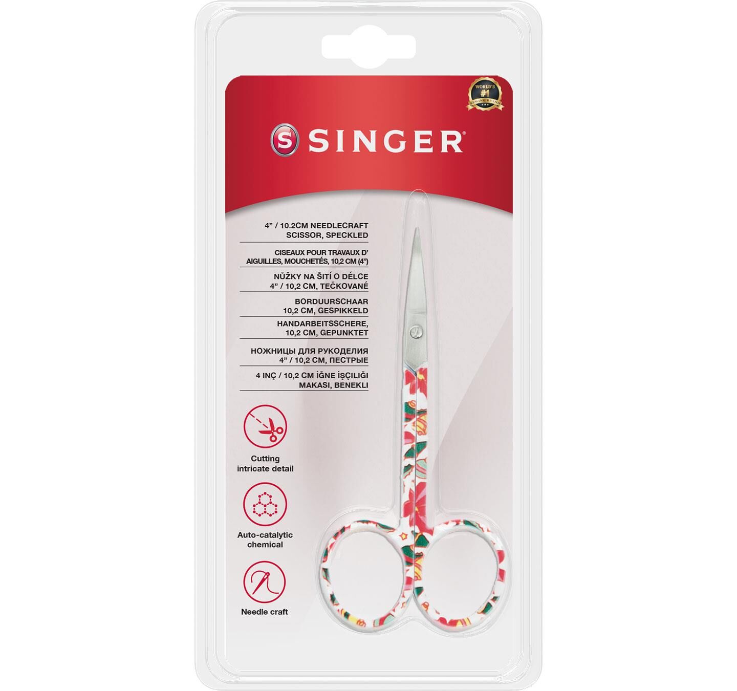 Singer Kıvrık Uçlu Renkli Nakış Makası 250014703