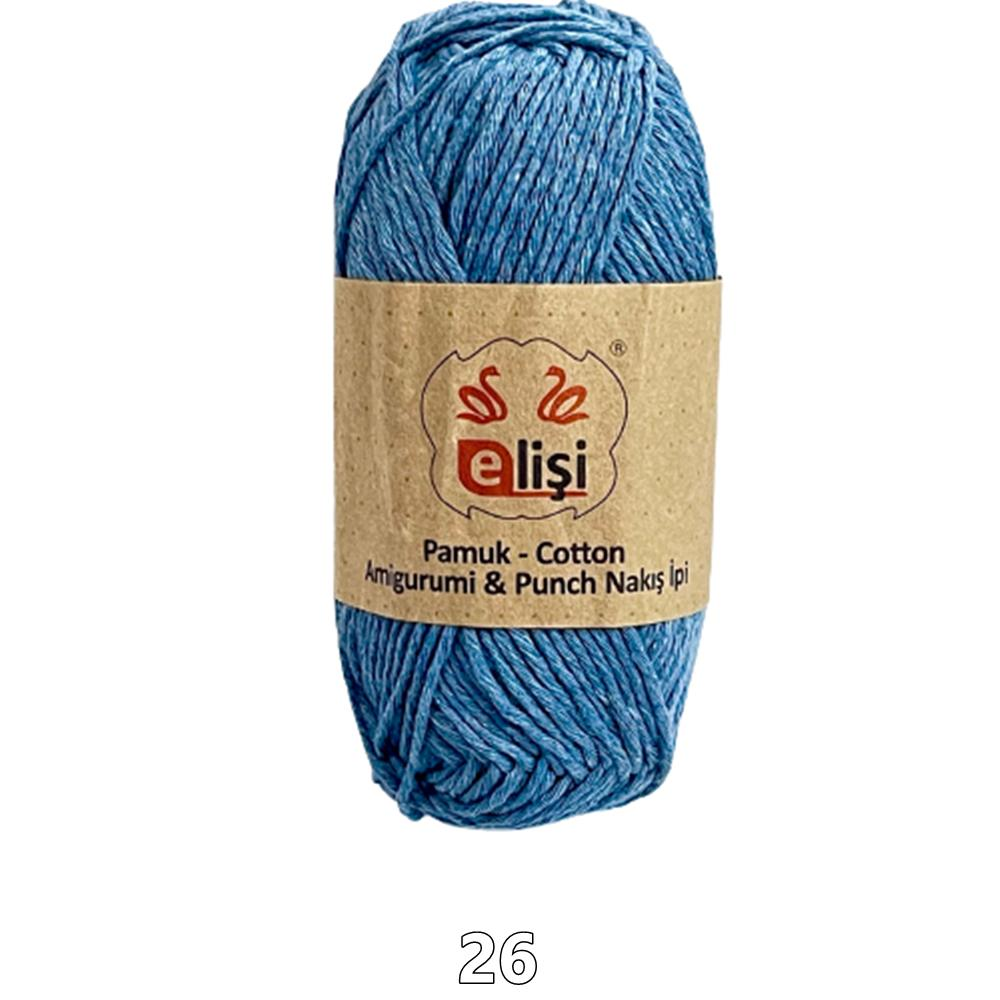 Elişi Pamuk Amigurumi İpi İpliği Cotton Koton 50gr 26 Petrol Yeşili