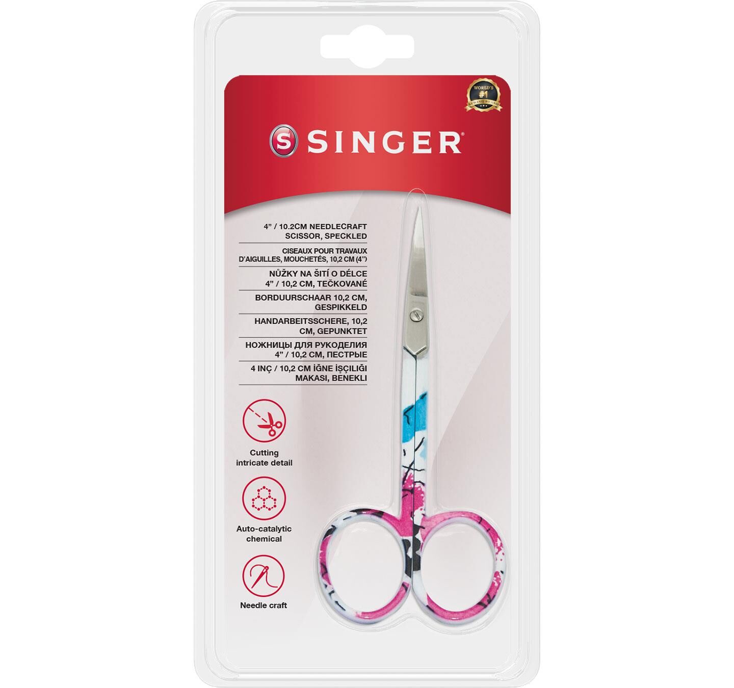 Singer Kıvrık Uçlu Renkli Nakış Makası 250014403