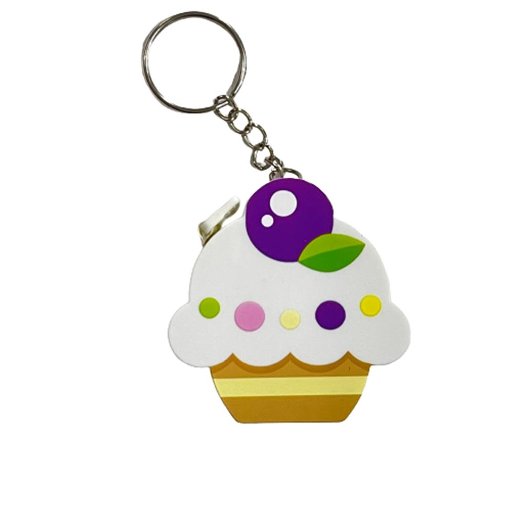 Şekilli Otomatik Mezura Mezure Mezro 150cm 1dksy03 Cupcake Beyaz