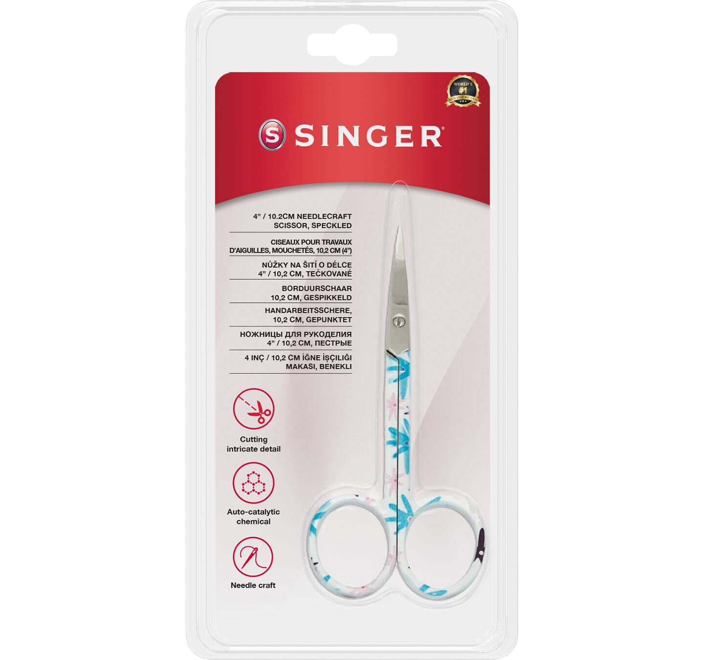 Singer Kıvrık Uçlu Renkli Nakış Makası 250014503