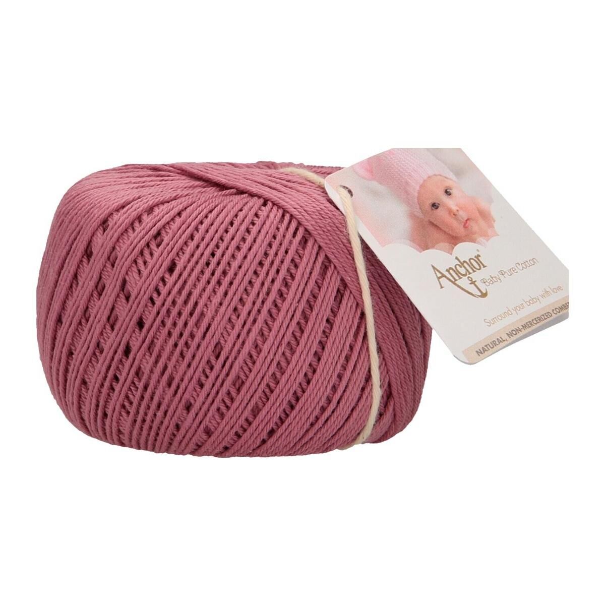 Anchor Baby Pure Cotton El Örgü İpi 50 gr 430 Gül Kurusu