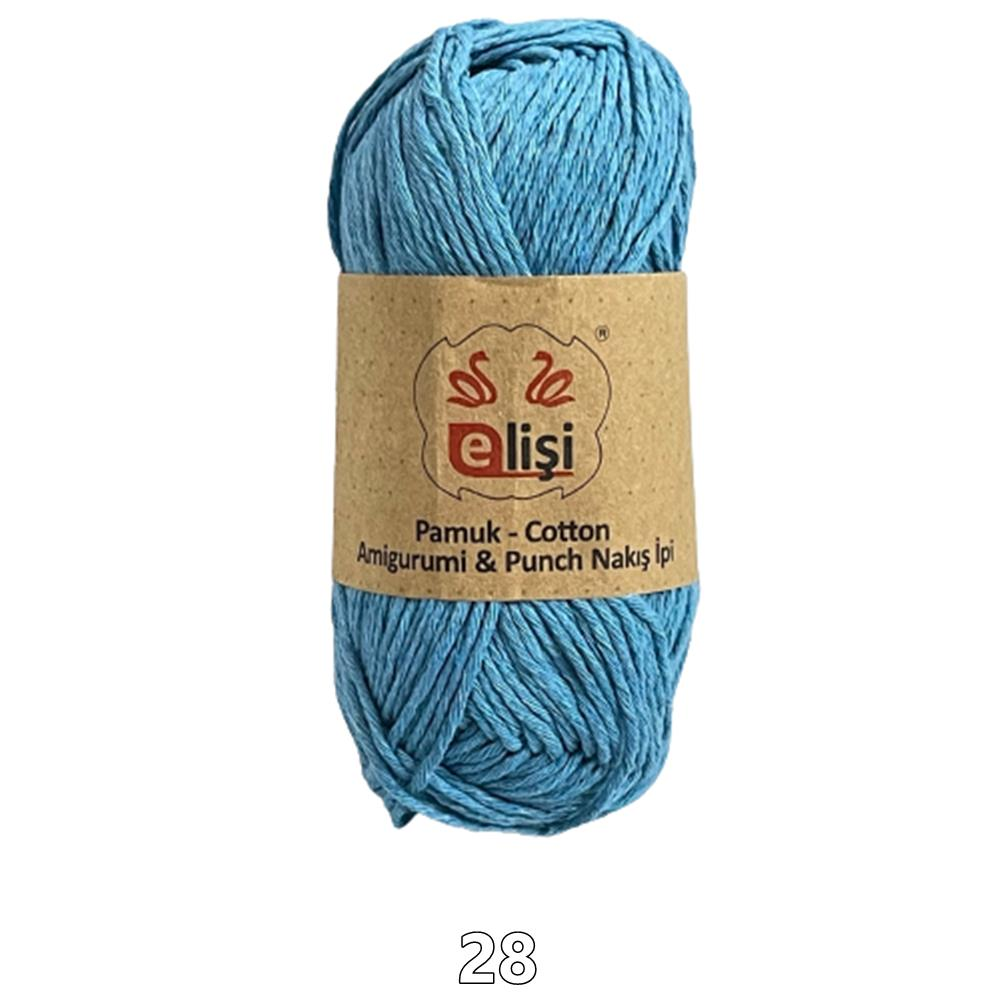 Elişi Pamuk Amigurumi İpi İpliği Cotton Koton 50gr 28 Turkuaz