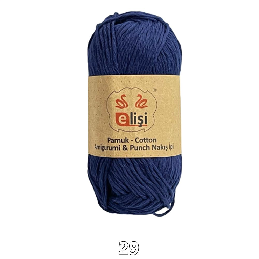 Elişi Pamuk Amigurumi İpi İpliği Cotton Koton 50gr 29 Lacivert