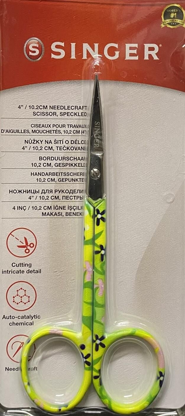 Singer Kıvrık Uçlu Renkli Nakış Makası 250014803