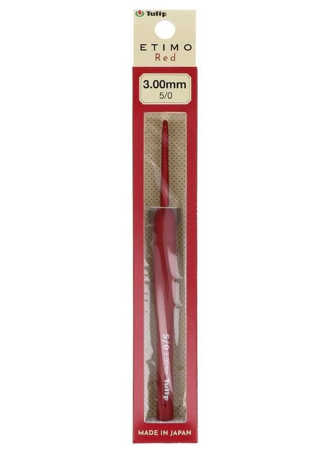 Tulip Etimo Red Yumuşak Saplı Yün Tığ no 3 mm