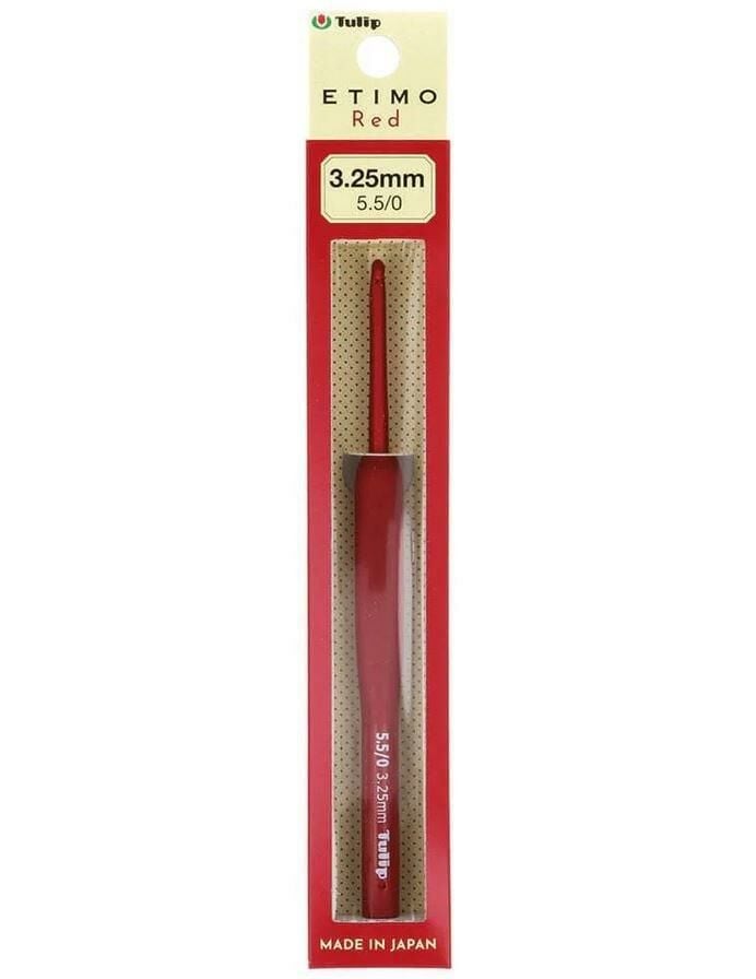 Tulip Etimo Red Yumuşak Saplı Yün Tığ no 3,25 mm