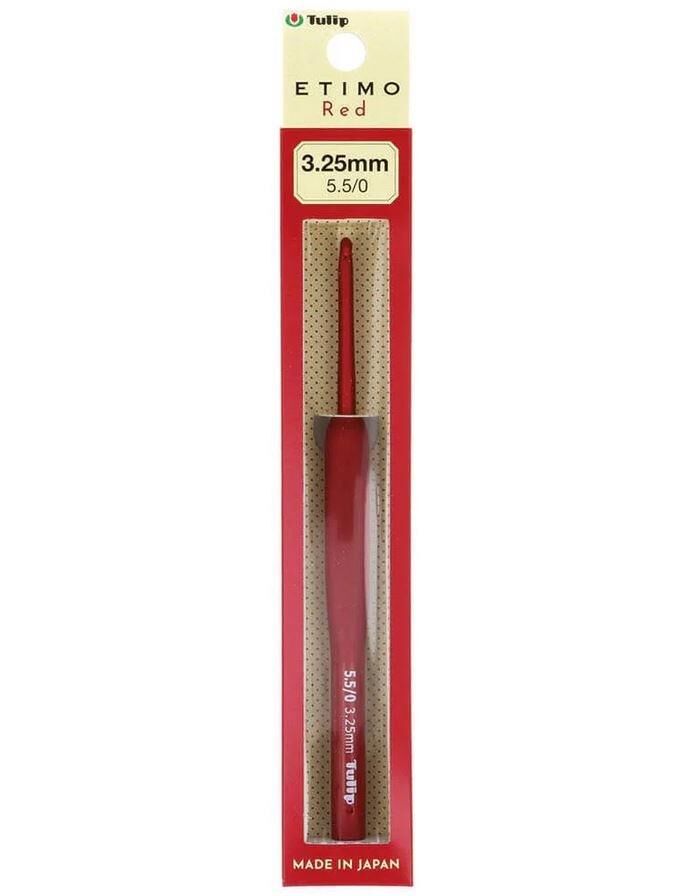 Tulip Etimo Red Yumuşak Saplı Yün Tığ no 3,25 mm