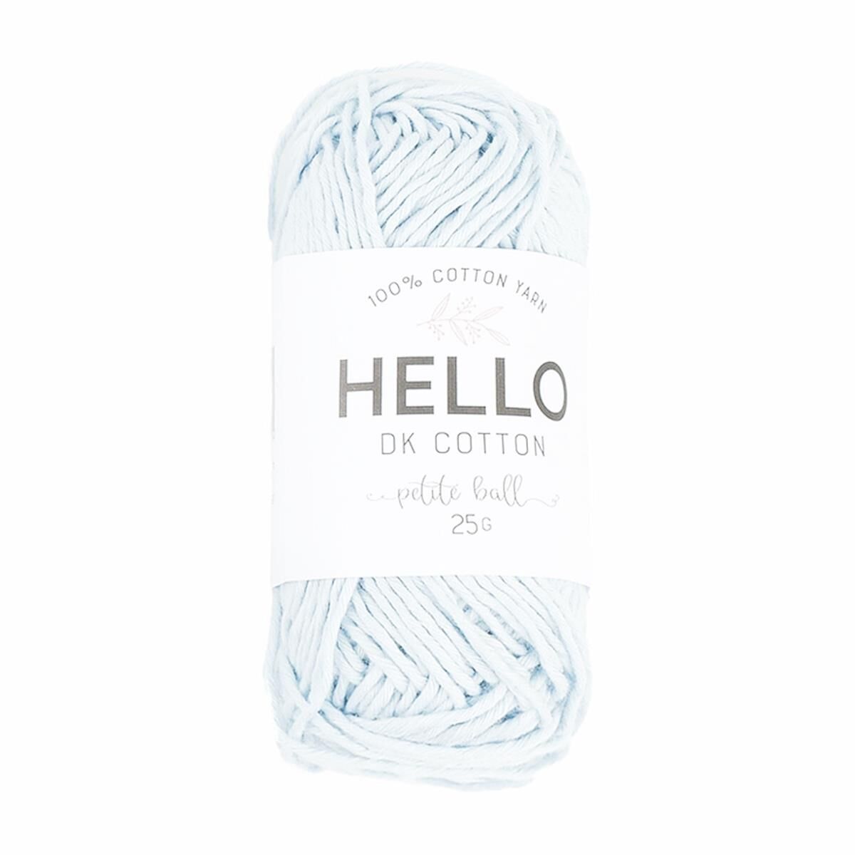 Hello Pamuk Amigurumi Punch El Örgü İpliği 25 Gr 145 Buz Mavi
