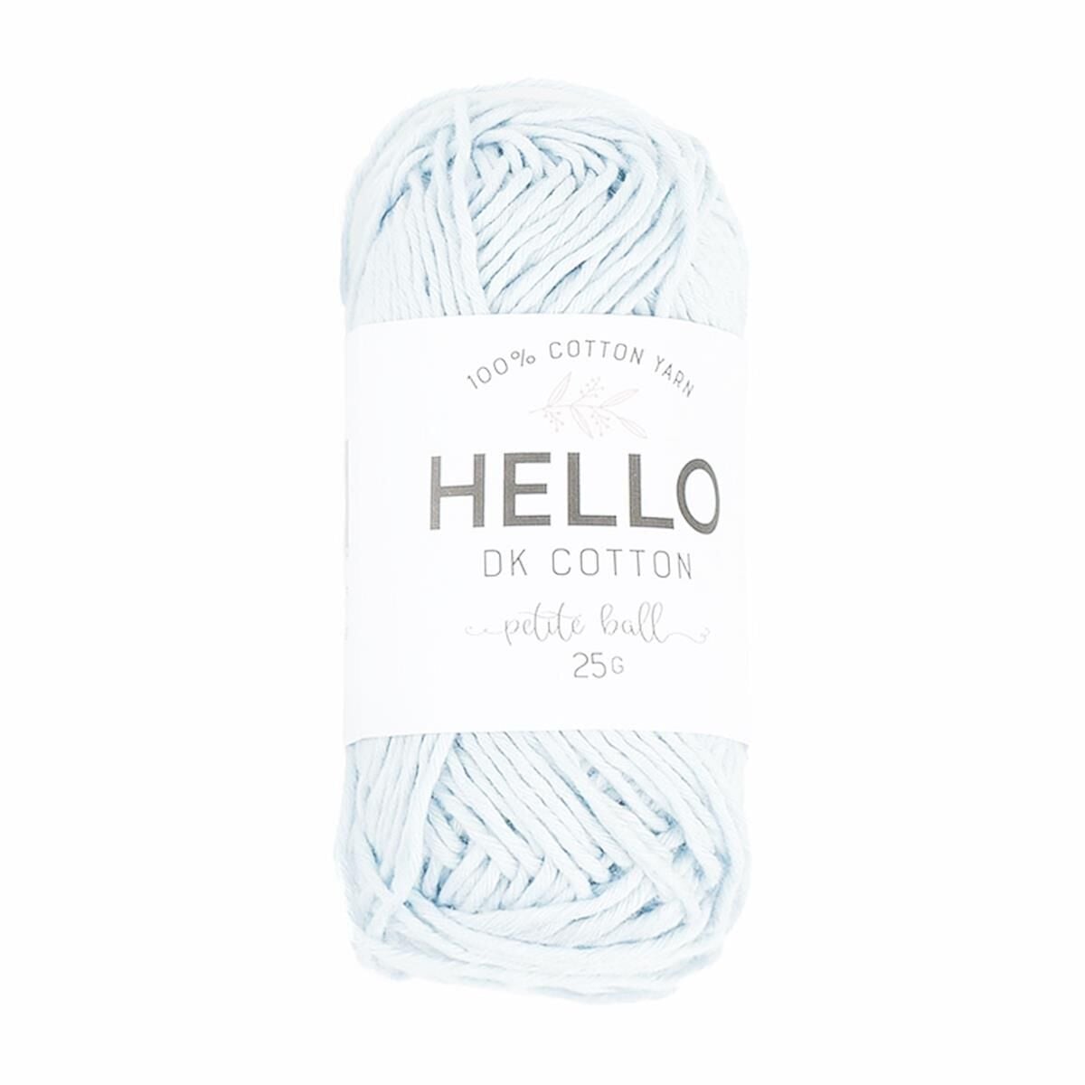 Hello Pamuk Amigurumi Punch El Örgü İpliği 25 Gr 145 Buz Mavi