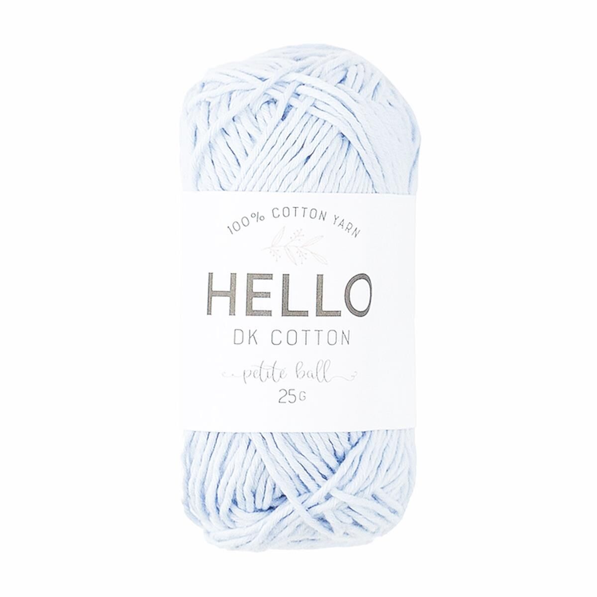 Hello Pamuk Amigurumi Punch El Örgü İpliği 25 Gr 146 Bebe Mavi