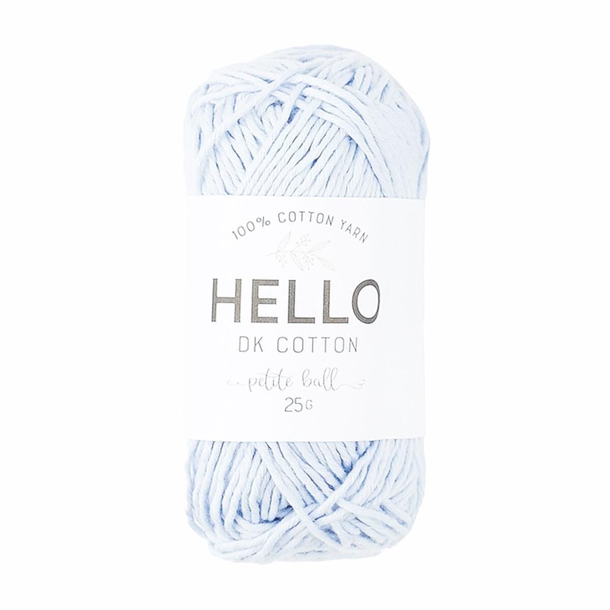 Hello Pamuk Amigurumi Punch El Örgü İpliği 25 Gr 146 Bebe Mavi