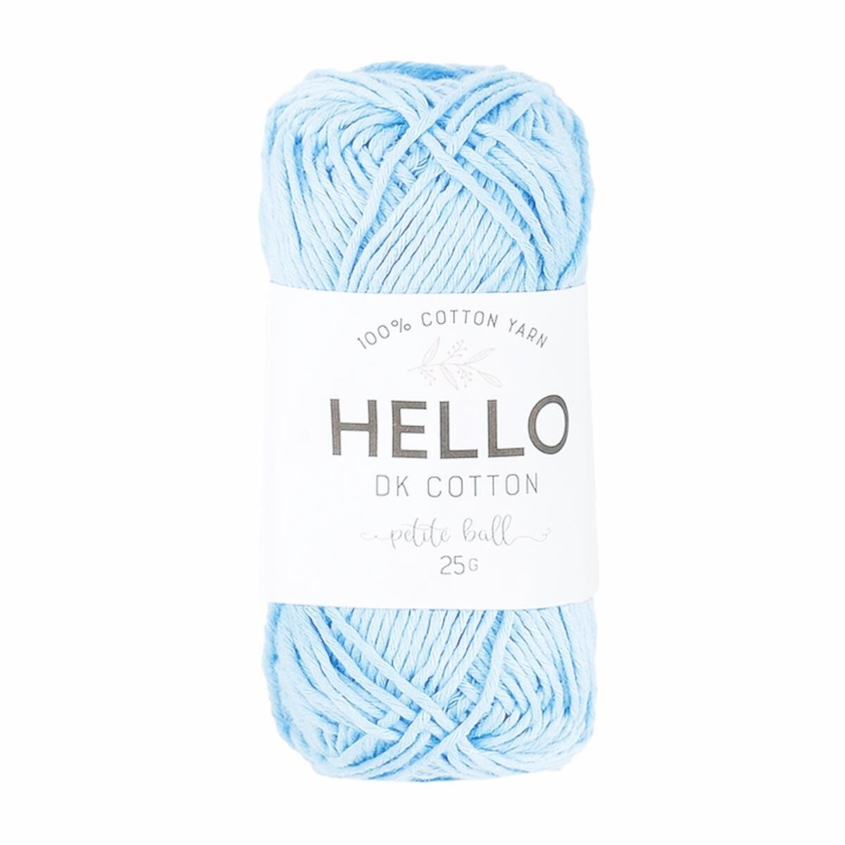 Hello Pamuk Amigurumi Punch El Örgü İpliği 25 Gr 147 Mavi