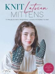 Tuva Knit Latvian Mittens Letonya Örgü Eldivenleri 7060