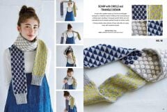 Tuva Knit Latvian Mittens Letonya Örgü Eldivenleri 7060