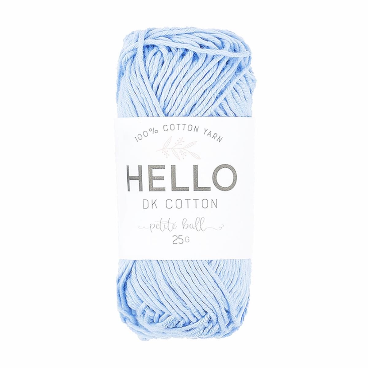 Hello Pamuk Amigurumi Punch El Örgü İpliği 25 Gr 148 Gök Mavi