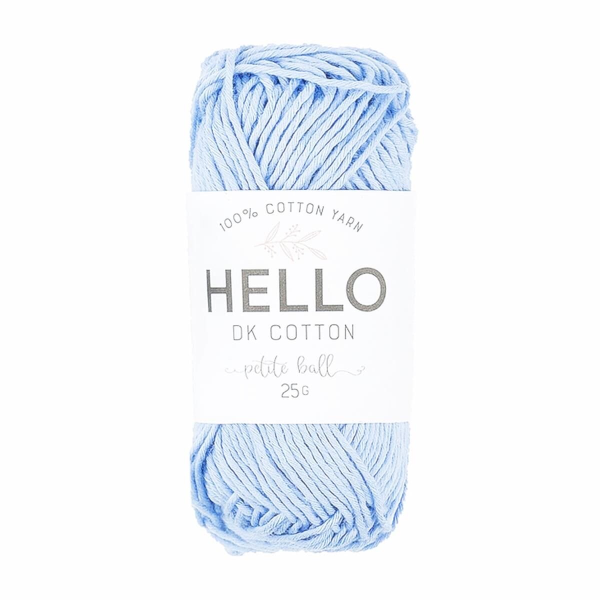 Hello Pamuk Amigurumi Punch El Örgü İpliği 25 Gr 148 Gök Mavi