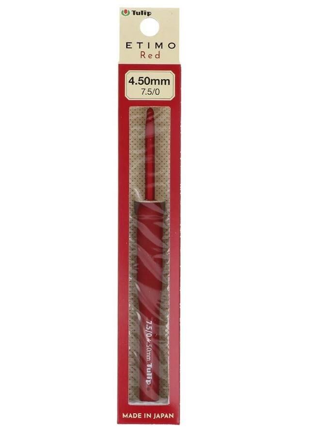 Tulip Etimo Red Yumuşak Saplı Yün Tığ no 4,5 mm