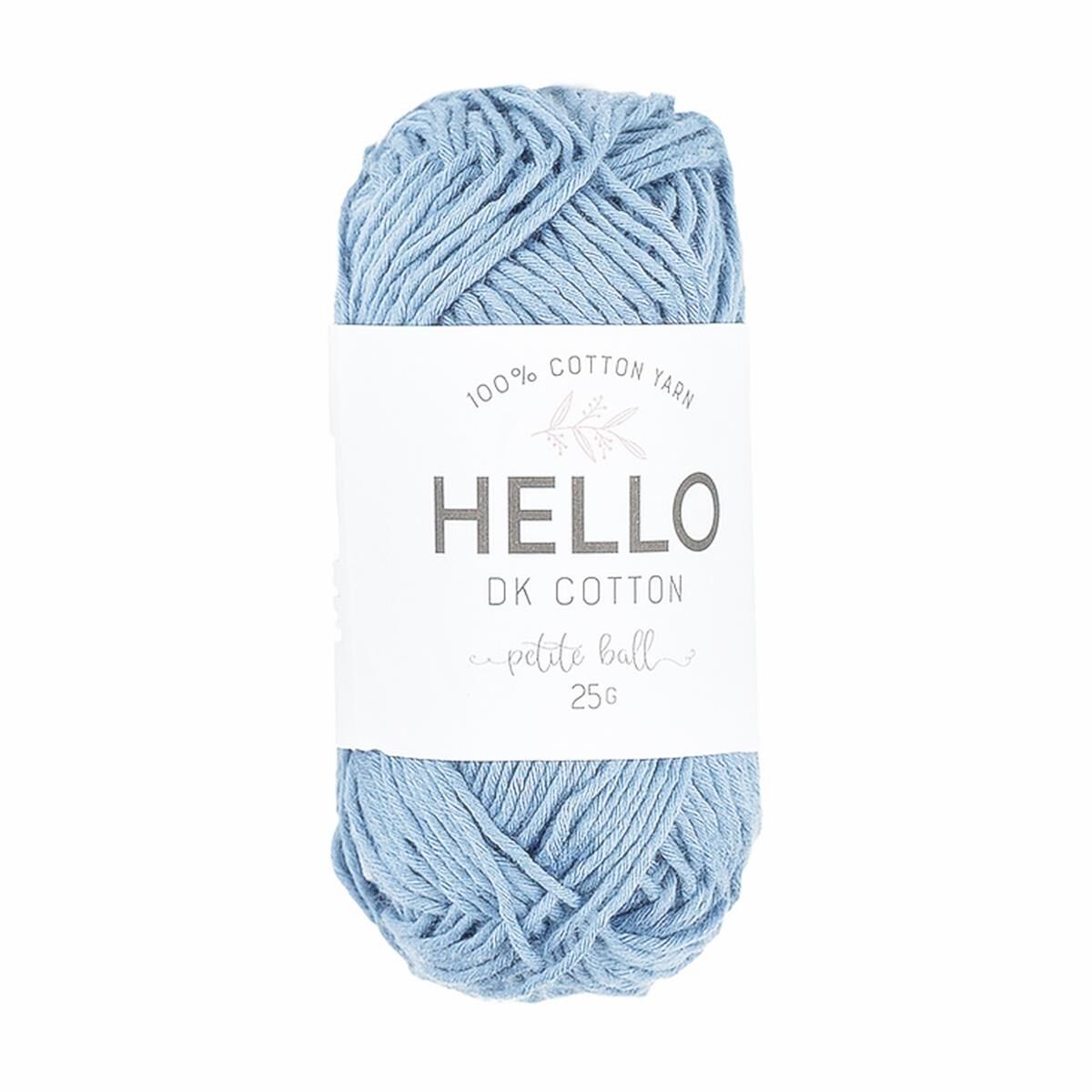 Hello Pamuk Amigurumi Punch El Örgü İpliği 25 Gr 149 Havacı Mavi