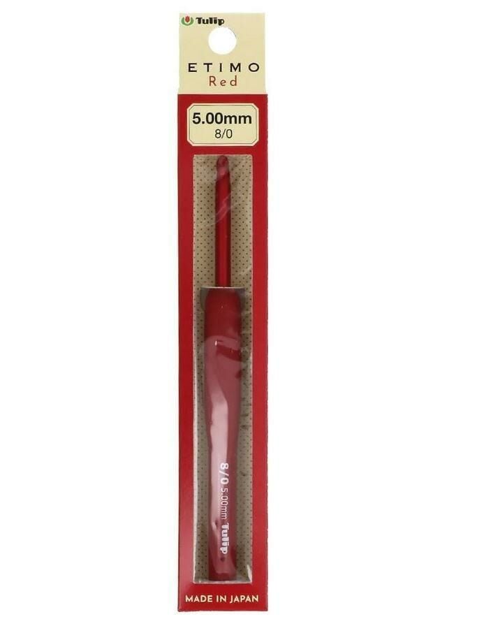 Tulip Etimo Red Yumuşak Saplı Yün Tığ no 5 mm