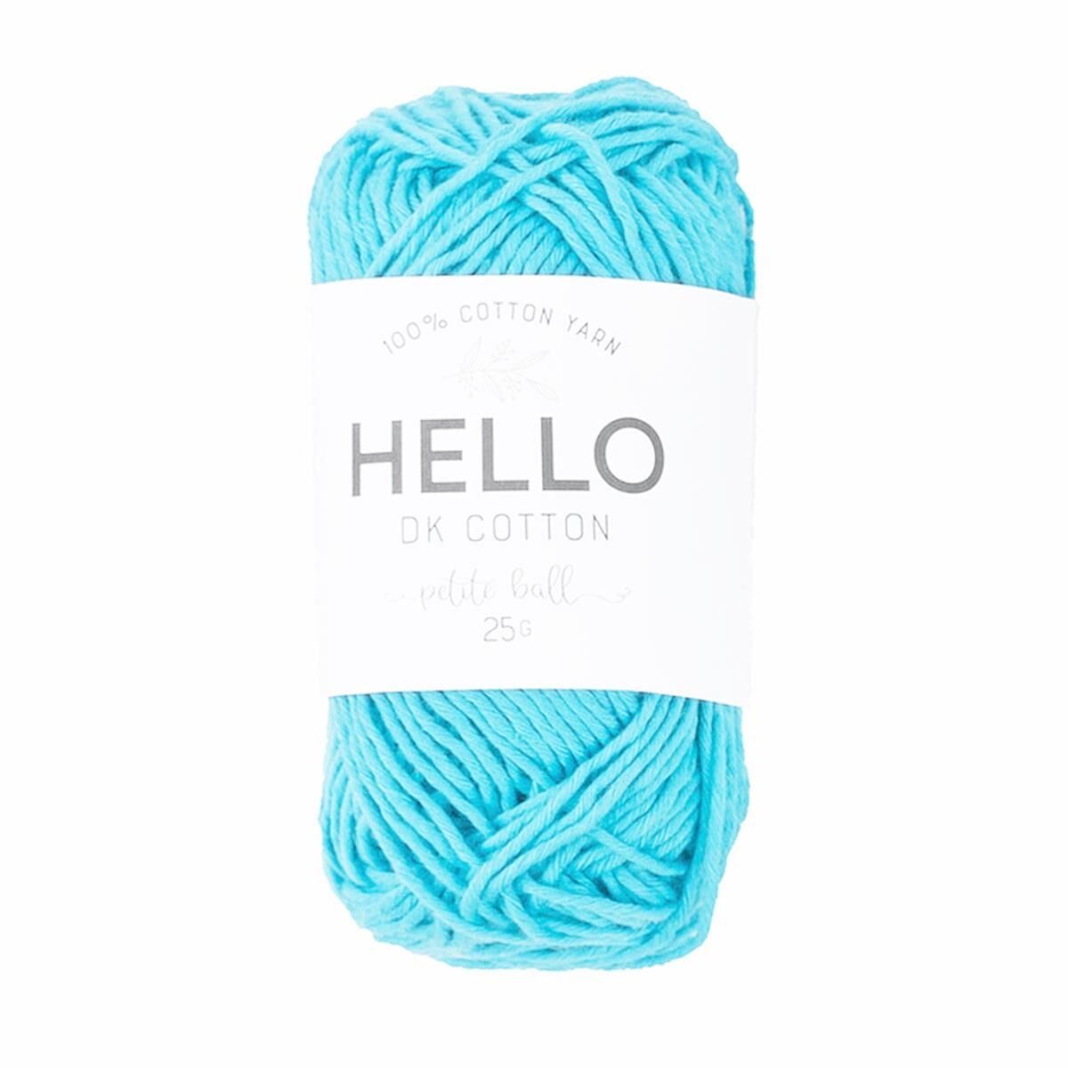 Hello Pamuk Amigurumi Punch El Örgü İpliği 25 Gr 152 Koyu Turkuaz