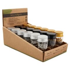 Milward Toplu İğne Cam Kavanoz 9678879.DB Altın