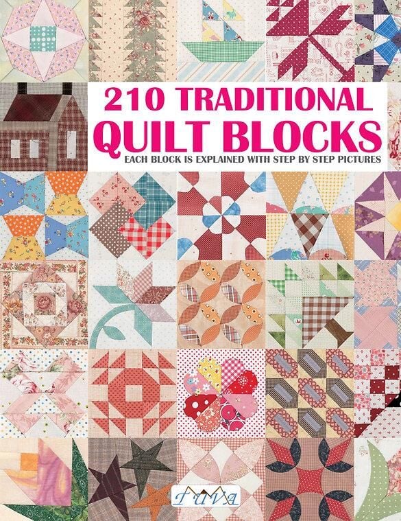 Tuva 210 Traditional Quilt Blocks 210 Geleneksel Yorgan Bloğu 6820