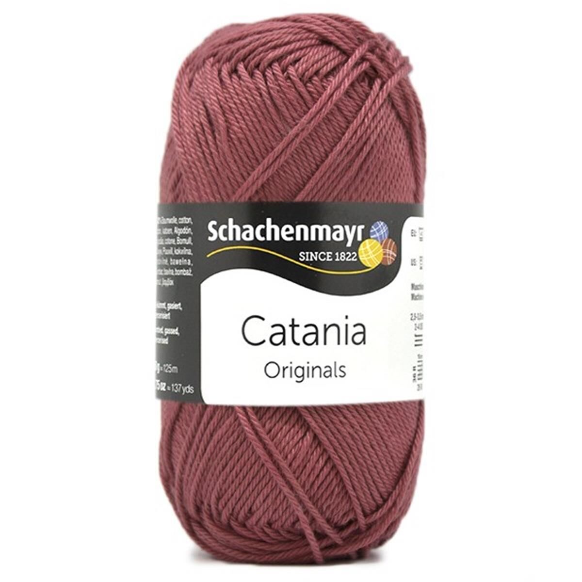 Schachenmayr Catania Pamuk Amigurumi El Örgü İpi İpliği Yünü 396 Mürdüm