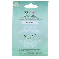 KnitPro Minful 360° Döner Misina Kablosu 80 cm (kablo 56 cm)