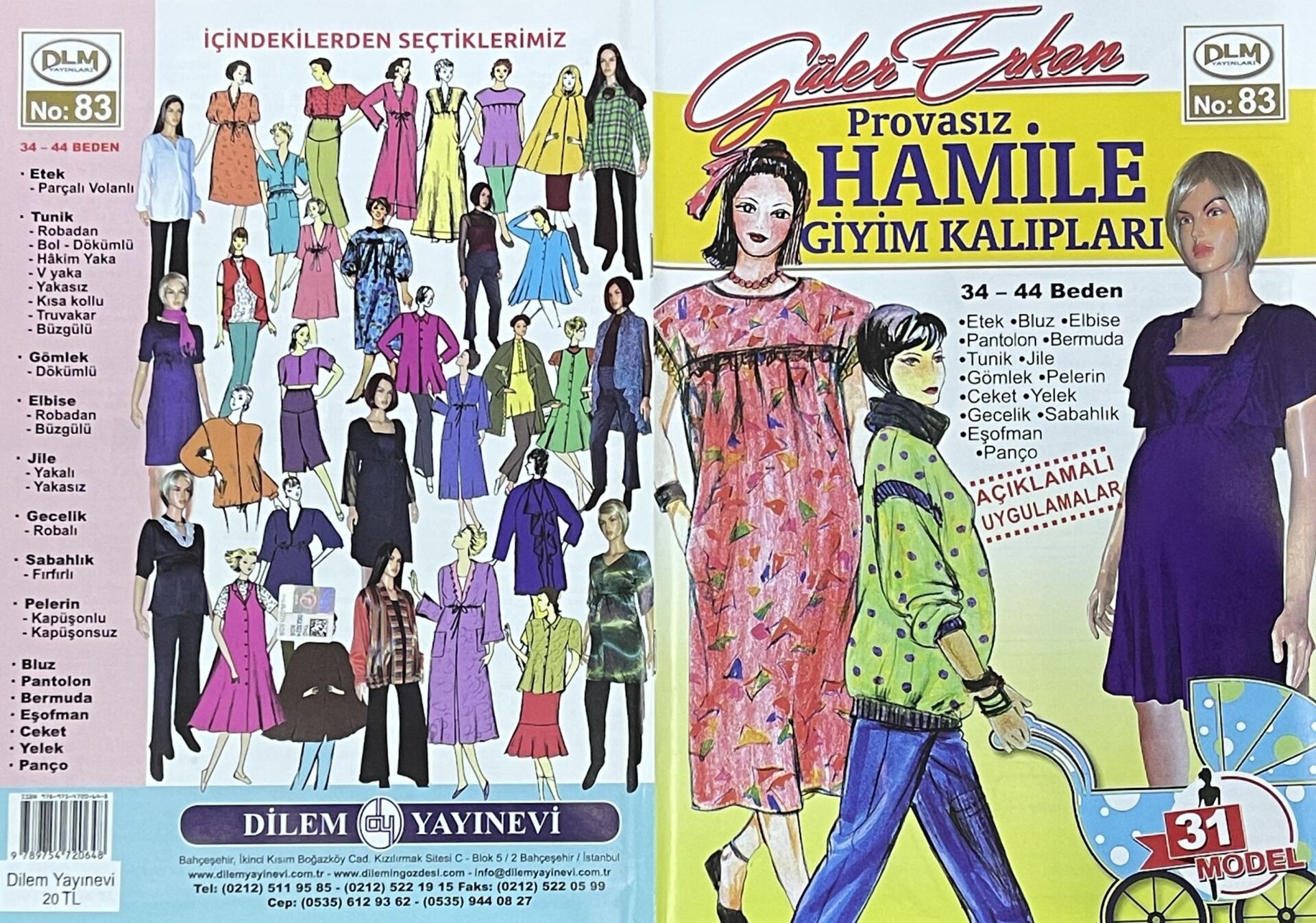 Güler Erkan Provasız Dikiş Kalıpları Dergisi 83
