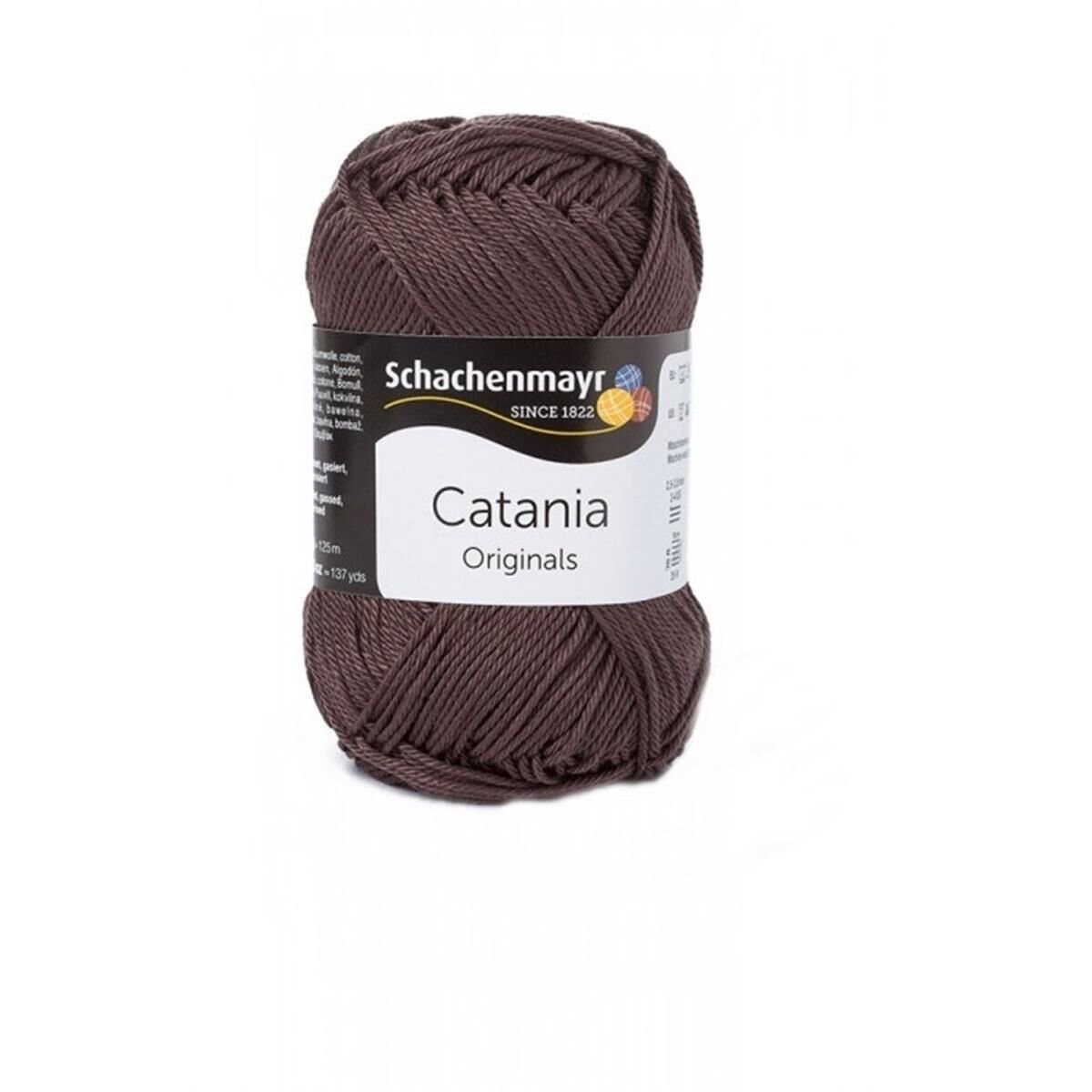 Schachenmayr Catania Pamuk Amigurumi El Örgü İpi İpliği Yünü 415 Füme