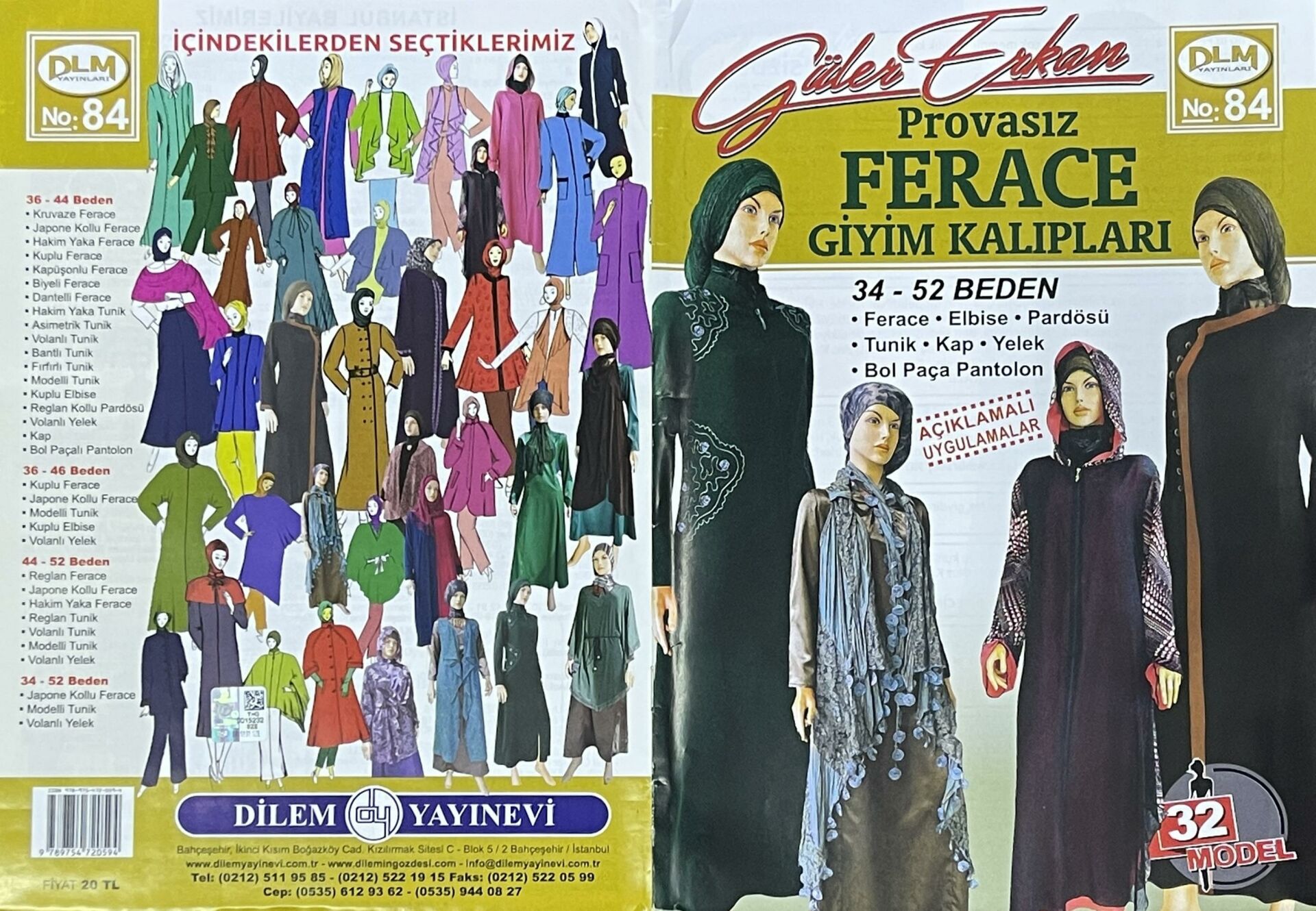 Güler Erkan Provasız Dikiş Kalıpları Dergisi 84