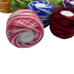 Languiren Ebruli Koton Perle No 8 Etamin Nakış İpi 10lu Set