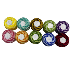 Languiren Ebruli Koton Perle No 8 Etamin Nakış İpi 10lu Set