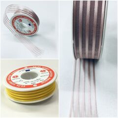 Şifon Kurdele 5 Yollu  25 mm