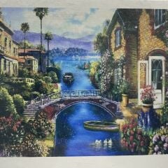 5D Yapışan Boncuk Goblen 30 x 40 cm Mozaik Tablo Pano 60390