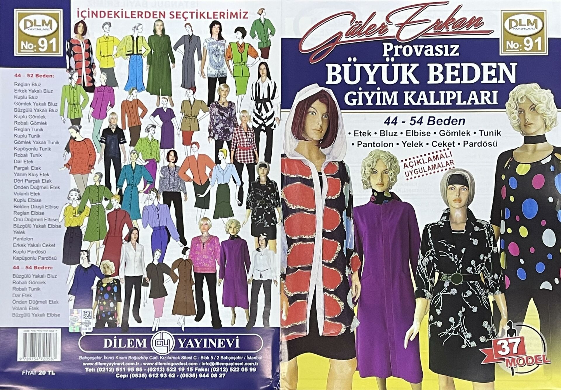 Güler Erkan Provasız Dikiş Kalıpları Dergisi 91