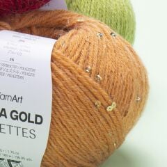 YarnArt Alpaca Gold Paillettes Pullu Örgü İpi 50 gr