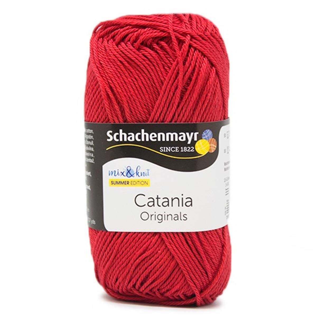 Schachenmayr Catania Pamuk Amigurumi El Örgü İpi İpliği Yünü 424 Bordo