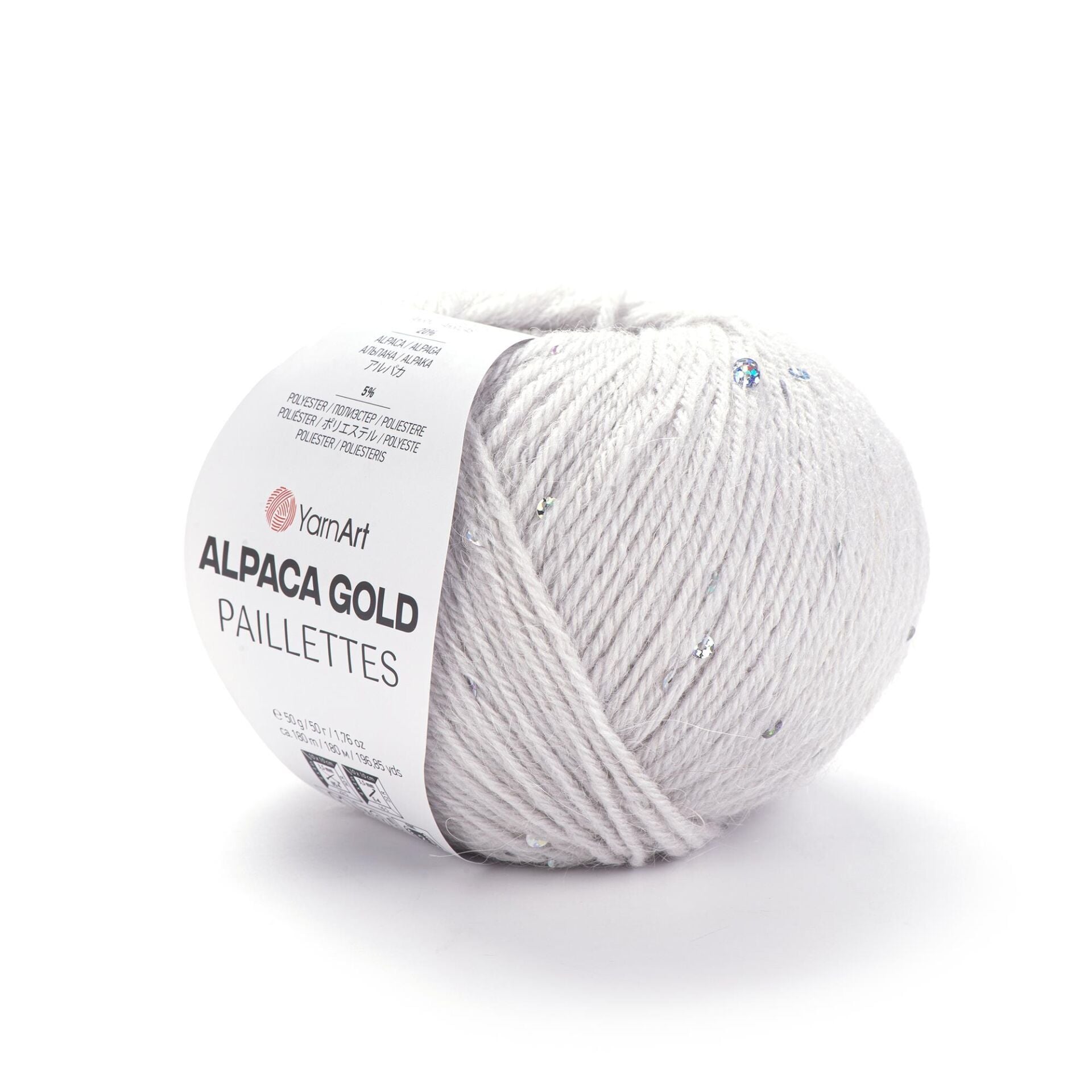 YarnArt Alpaca Gold Paillettes Pullu Örgü İpi 50 gr 9303