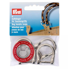 Prym Çanta Sapı Bağlama Halkası 18 mm Gümüş 4 Adet