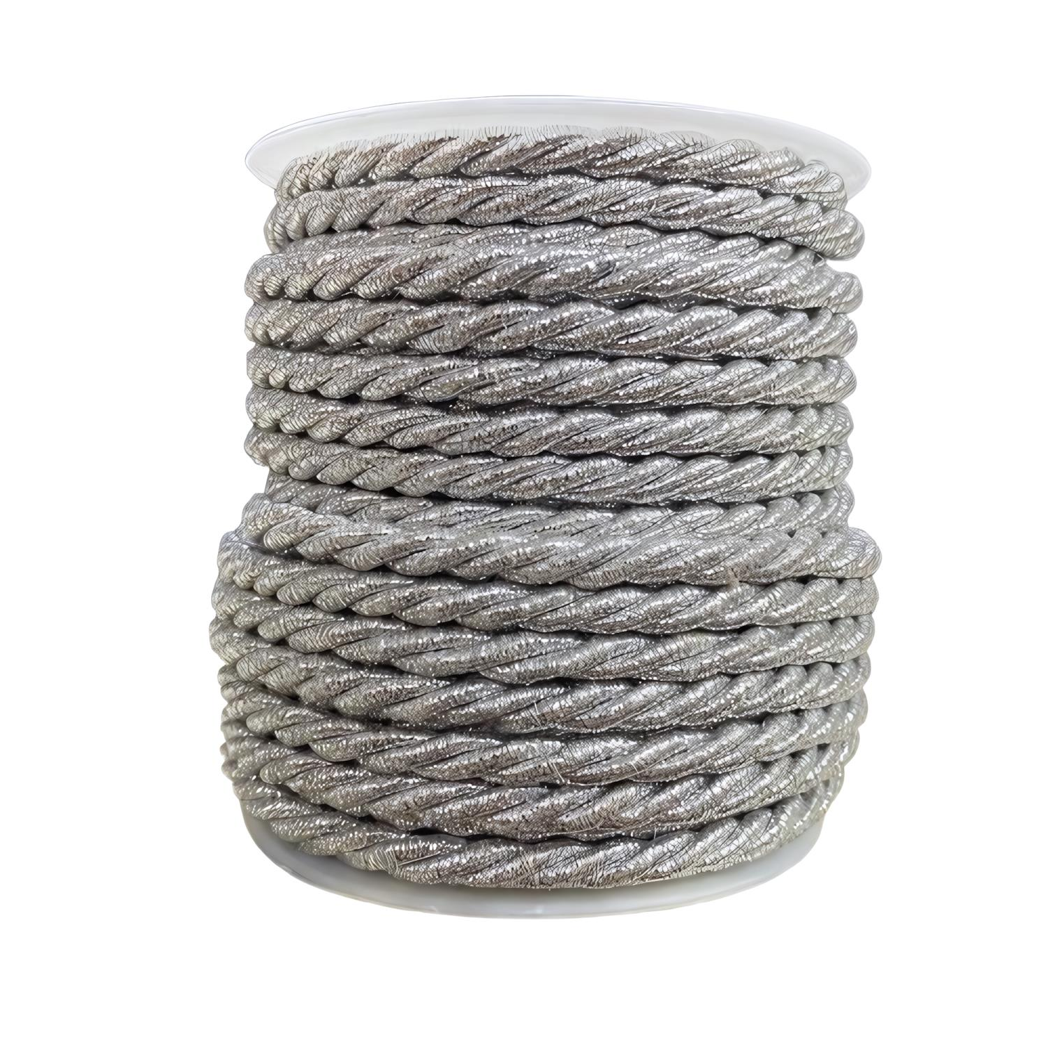 Bükümlü Kordon İp 5 mm 18 metre 8 Sim Silver