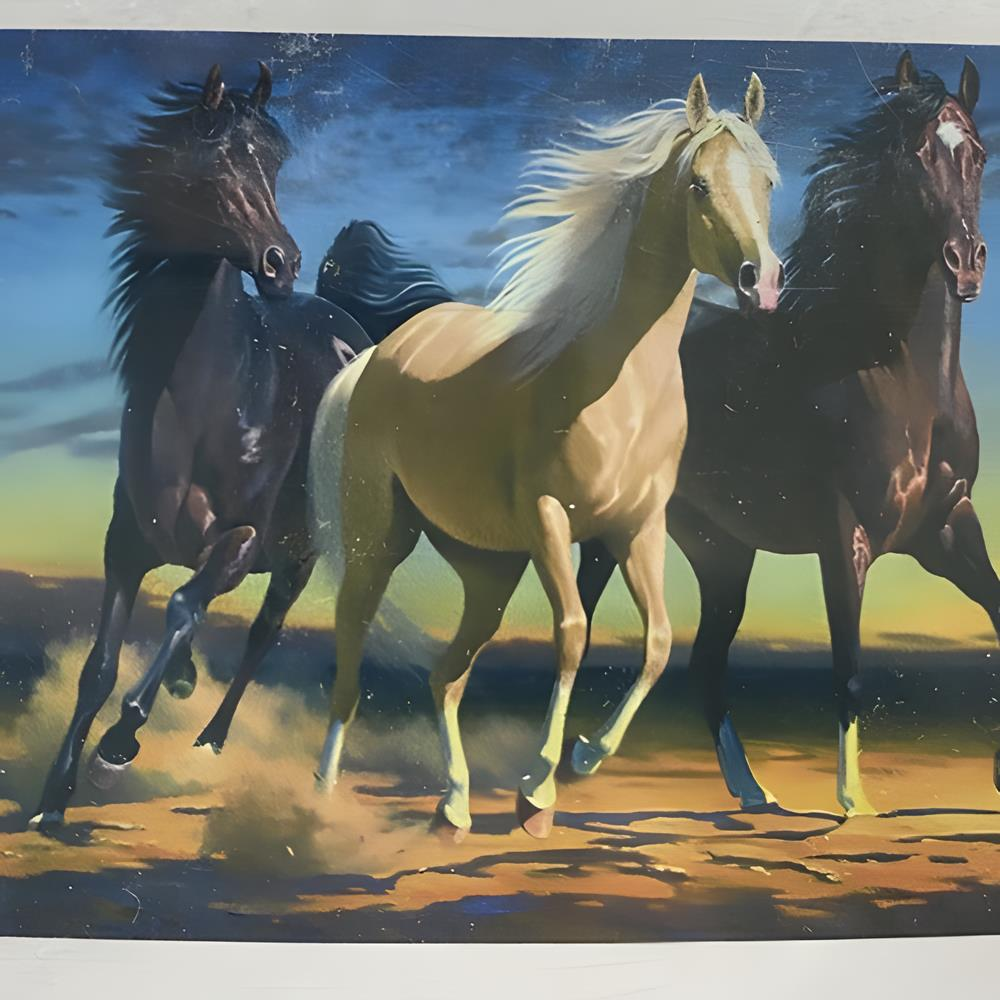 5D Yapışan Boncuk Goblen 30 x 40 cm Mozaik Tablo Pano 60655