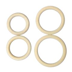 Ahşap Çıngırak Diş Kaşıma Halkası