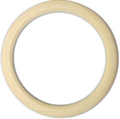 Ahşap Çıngırak Diş Kaşıma Halkası 5cm
